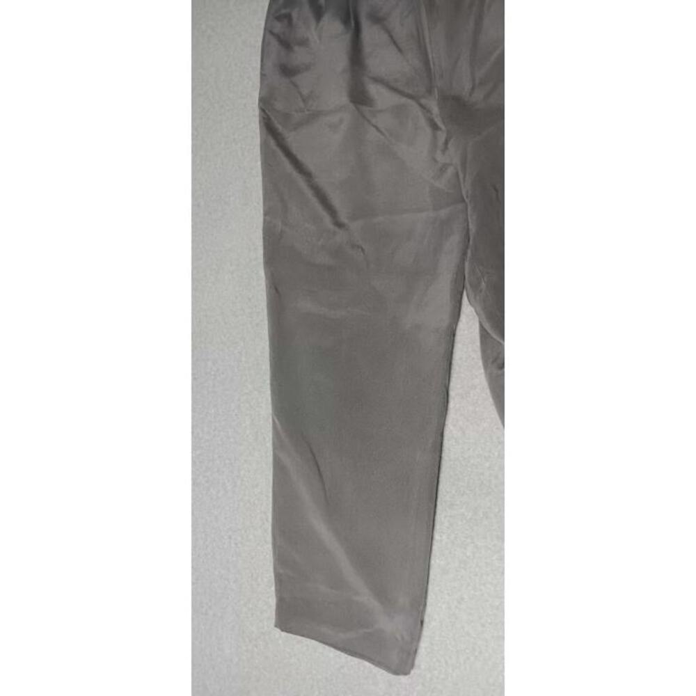 Patrick Collection 100% Silk Dress Slack Pants Womens Size 16 Gray Wide Leg... - Picture 4 of 10